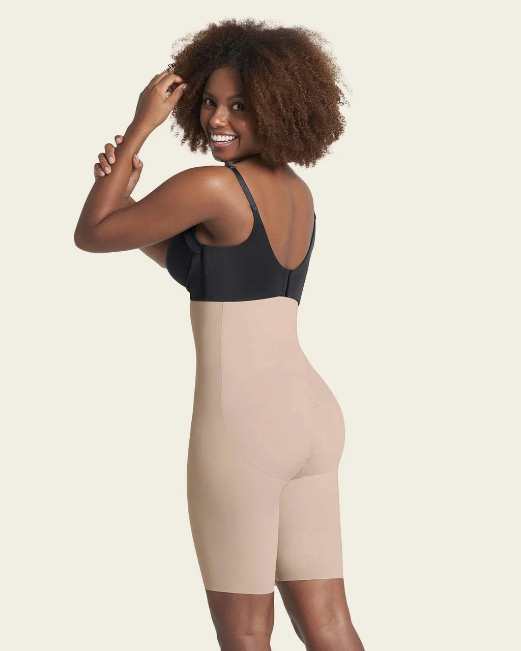 Short faja Leonisa 012987 beige, vista trasera