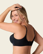 Sujetador Leonisa Magical Bra 091058 black back en modelo