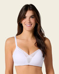 Sujetador Leonisa Magical Bra 091058 white front en modelo