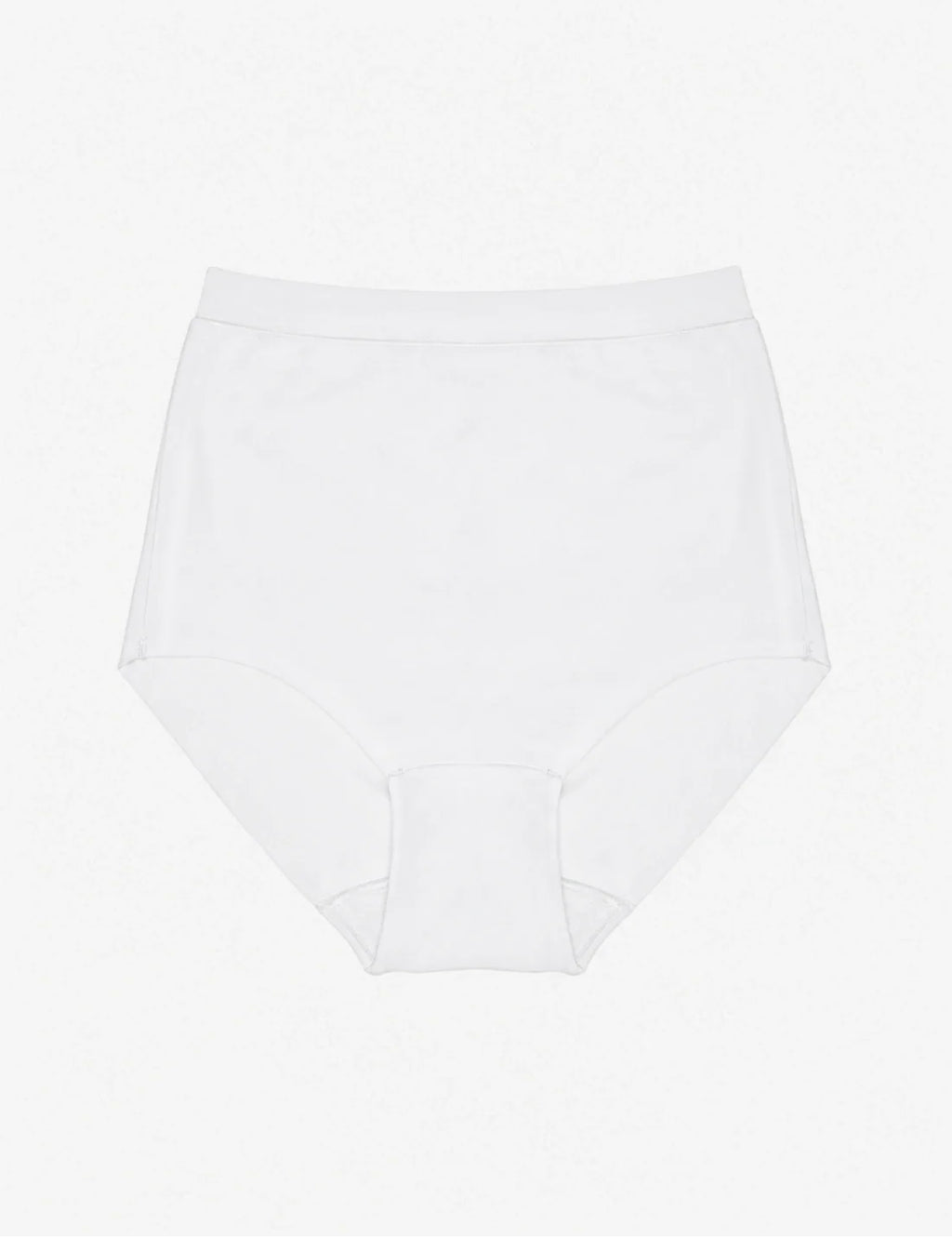 Braga alta de algodón Pecado Original color blanco, producto vista frontal