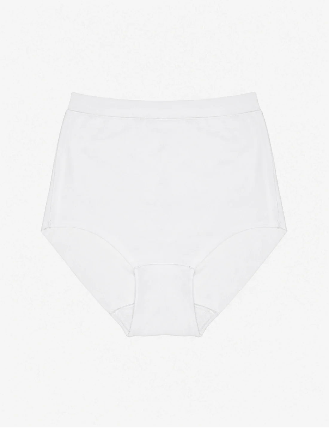 Braga alta de algodón Pecado Original color blanco, producto vista frontal